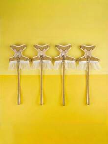 Elegant Yellow Bow Lace Pearl Nail Cat Safety Belt And Belt Set, Adjustable Cat Chest Strap And Belt Suitable For Cats And Dogs. - Yellow - View 4