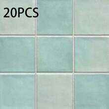 1/10/20 片装 3D PVC 方形自粘墙板，浴室防溅板，厨房瓷砖贴纸 30cm x 30cm，现代瓷砖防溅板，客厅装饰墙板，适用于室内墙面、餐厅、卧室、客厅墙面装饰，复古墙贴 - 彩色 - 查看 17