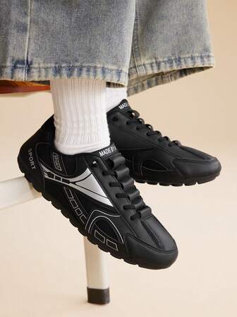 CUCCOO EASI Herrskor för vardagsbruk, moraliska träningsskor för män, svarta platta kanvasskor med remmar, bekväma och slitstarka, lämpliga för kontor och utomhusbruk.