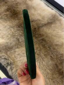1 Piece 25 Yards Dark Green Large Roll Single-Sided Non-Stretchy Colored Velvet Ribbon, Velvet Satin Ribbon, Flocked Satin Ribbon For Bow DIY, Clothing, Christmas Tree, Cabinet, Christmas Holiday Decoration (Length Measured Manually With Possible Deviations) - 25 Yards Dark Green - View 10