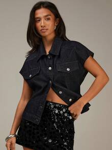 Athîral Chân váy midi đen đính sequin lấp lánh quyến rũ dành cho nữ, chân váy dự tiệc, kiểu dáng ôm sát, chân váy đen, váy Valentine cho nữ, chân váy Valentine, chân váy đi nghỉ mát cho nữ, chân váy sinh nhật thanh lịch phong cách Y2K cho nữ, chân váy đi biển cho nữ, chân váy mùa xuân, chân váy nghỉ xuân, chân váy lễ hội, chân váy mùa hè - màu đen - Xem 3