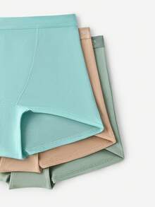 LUVLETTE Bộ 3 quần đùi nữ cỡ lớn, chất liệu cotton thoải mái, cạp cao, có logo. - Nhiều màu - Xem 6