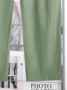 SHEIN 青少年男童两件套休闲宽松百搭舒适高性价比立领梭织短袖衬衫裤套装 - 薄荷綠 - 查看 5