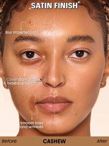 SHEGLAM Skin Sync Satin 粉底液-Cashew 品牌 美容 化妝 化妝品 適合女性與女孩 完美搭配夏季春季 Y2K 時尚 流行 生日 母親節禮物 假期 派對準備就緒 最佳顏色 - Cashew - 查看 2