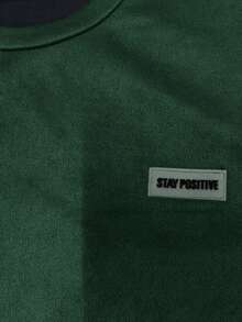 Claim Dot Men's Round Neck Short Sleeve Simple T-Shirt, For Casual Daily Wear