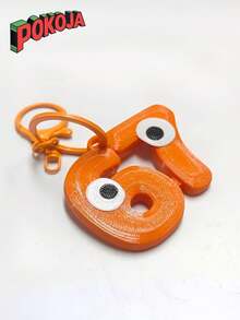 POKOJA LAND - SELECTS 67 Partner Keychain With Vivid Eyes | Durable Plastic, Multi-Color Options, Fun Design, Fine Carving, Snap Hook Closure, Suitable For Bags, Backpacks, Or Display Birthday Gifts Spring To Summer - Multicolor - View 6