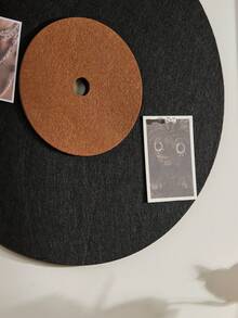Cirelle 1PC Vinyl Record Felt Board No Drill Wall Decor Retro Classical Photo Display Bar Cafe Atmosphere Background Wall Hanging Decorations - Multicolor - View 2