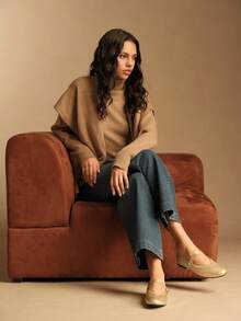 Rosivie Tacones altos de diseño con hebilla, versátiles para uso diario - Dorado - Ver 2