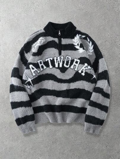 Maglioni da uomo con zip a 1/4