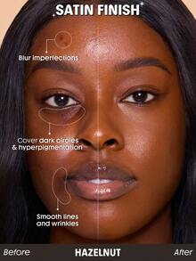 SHEGLAM Skin Sync Satin Foundation-Hazelnut - Hazelnut - View 3
