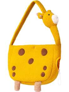 PETSIN Lightweight Portable Size Breathable Wear Resistant Water Repellent Fabric Anti Slip Shoulder Strap With Adjustable Buckle Cute Giraffe Pattern Pet Head Out Crossbody Bag Single Shoulder Carrier For Small Dogs And Cats Suitable For Spring Autumn Outdoor Walking Shopping Travel Weekend Outing Daily Use Fashion Pet Supplies Must Have Pet Carrier Accessories - Multicolor - View 8