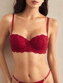 Charlaine 3 件装女士钢圈文胸，带不可拆卸衬垫罩杯 - 彩色 - 查看 5