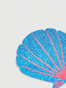 ROMWE Kawaii 1 对女士美人鱼贝壳一次性乳贴，内衣配件 - 藍色 - 查看 3