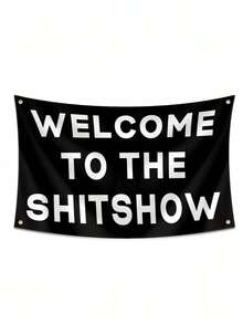 1/2PCS Funny Banner Easy To Hang Wall Decoration Humorous Designs For University Campus Party Supplies Indoor Outdoor Events Dorm Room Gift Celebration Decor Festival Birthday Graduation - Multicolor - View 1