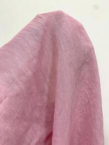 Swim Vcay Áo khoác kimono dài tay đơn sắc tối giản dành cho nữ, thích hợp mặc hàng ngày. - Bụi hồng - Xem 7