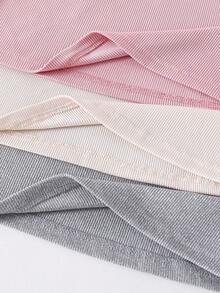 女童基础款休闲T恤，舒适版型，柔和色彩设计，适合上学、运动及各种场合，春季款 - 彩色 - 查看 3