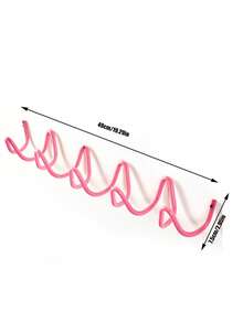 Joivida 1pc Creative Wave Design Metal Wall Hooks - Elegant Nordic-Style Coat And Hat Holders With Smooth Curved Shapes, Suitable For Home Organization, Hotel Decoration, And Fashion Store Displays. With A Simple Aesthetic Style, They Are Ideal As Valentine's Day Gifts, Valentine's Day Presents, Applicable For Renting, Installing On Walls At Home, In Wardrobes, On Doors For Storing Clothes, Scarves, Bags. - Multicolor - View 28