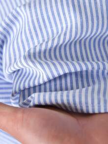 Rusticease 女士休闲条纹上衣和裤子两件套，夏季 - 彩色 - 查看 6