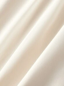SHEIN MOD Đầm dự tiệc mùa xuân, cổ áo hình trái tim, tay áo phồng, thiết kế xếp ly ở phần ngực. - Màu be - Xem 5