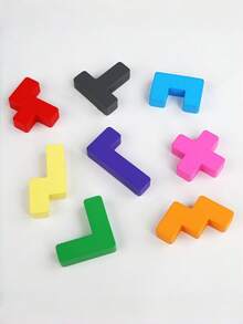 MINKOJA 3D Shadow Matching Puzzle Spatial Building Blocks Creative Construction Toy For Kids Logical Thinking Development Holiday Season Birthday Gift Ideas Educational Toys Must Haves - Multicolor - View 11