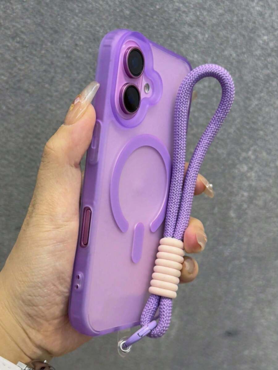 新款兼容苹果16Pro Max手机壳,多巴胺磨砂质感,兼容 17 Air 16手机壳,磁吸式高端手感,15Pro Niche 14网红款13超强防摔,12情侣款男女通用16Plus保护套 - 紫色 - 查看 1