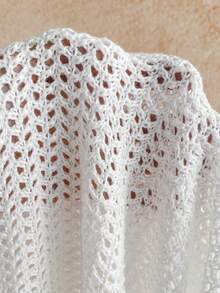 Soleia 新款度假风3D立体花卉露背系带迷你连衣裙，适合派对、约会、情人节、复活节、狂欢节、下午茶、海滩、邮轮、城市度假等场合，波西米亚风，浪漫花卉图案 - 米色 - 查看 8