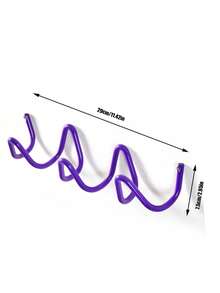 Joivida 1pc Creative Wave Design Metal Wall Hooks - Elegant Nordic-Style Coat And Hat Holders With Smooth Curved Shapes, Suitable For Home Organization, Hotel Decoration, And Fashion Store Displays. With A Simple Aesthetic Style, They Are Ideal As Valentine's Day Gifts, Valentine's Day Presents, Applicable For Renting, Installing On Walls At Home, In Wardrobes, On Doors For Storing Clothes, Scarves, Bags. - Multicolor - View 22