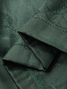 DAZY Jacquard Satin Loose Wide-Leg Women Pajama Bottoms