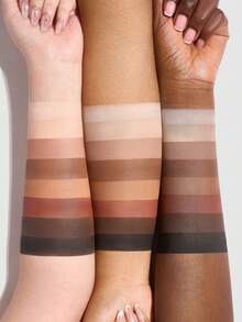 SHEGLAM Hazelnut Latte, Please 8-Pan Palette Brand Beauty Makeup Face Paint Cosmetic For Women Girls Perfect For Winter Spring Ideal For Y2K Fancy Fashion Suitable For Birthday Gift Party Ready Best Color - Hazelnut Latte - View 5