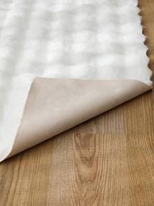 1 块矩形毛绒装饰地毯 | 白色北欧 Ins 风格蓬松面料舒适脚下房间美学地毯 | 万圣节、圣诞节、情人节节日装饰地毯营造温馨的家居氛围 | 易于维护的客厅、卧室、床边、梳妆台地毯 | 适合所有季节、秋季装饰、秋季装饰、房间装饰 - 白色 - 查看 7