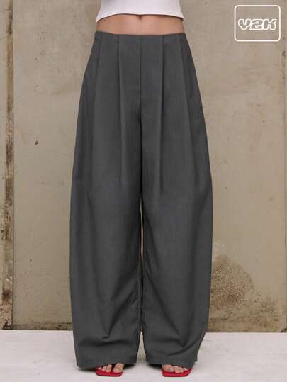 COUREZ Y2K复古风阔腿灯笼裤