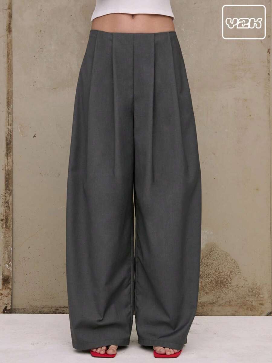 COUREZ Y2K复古风阔腿灯笼裤