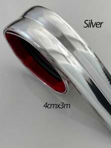 1pc PVC Self-Adhesive Decorative Taped Background Wall Inner Corner Decor Strip Furniture Table Edge Anti-Collision Bumper Tape - Multicolor - View 5