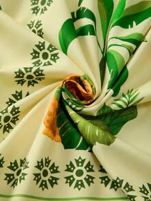 Swim Oasis Women's Tropical Print Coverup Dress, Suitable For Beach Vacation - Multicolor - View 8