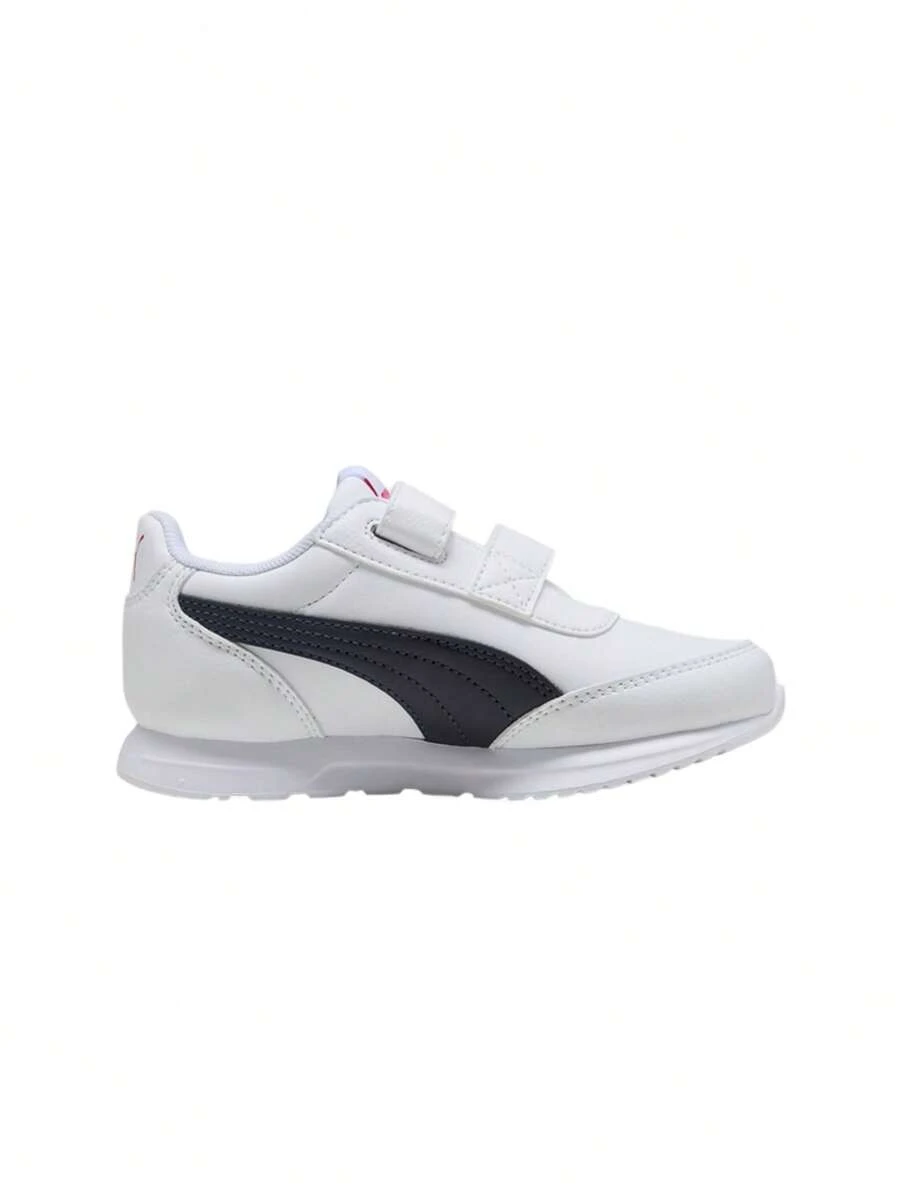 Puma R78 Lightwind V PS Kids Sneaker White / Black 403710 - White Black - View 1