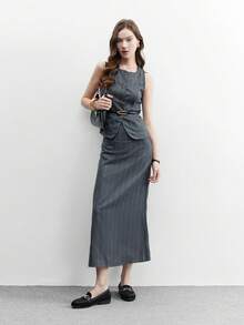 CUCCOO BIZCHIC 女士手工系带平底乐福鞋 - 黑色 - 查看 4