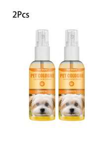 1pc/2pcs Parfum Hewan Peliharaan Bebas Alkohol, Kualitas Ekspor, Kemasan Bahasa Inggris, Cologne Hewan Peliharaan, Semprotan Penghilang Bau Universal untuk Kucing dan Anjing. - 50ml - View 7