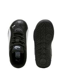 Puma CARINA Kids' Sneakers Padded Breathable Sporty Gym Commuting Training Black 403906-04 - Black White - View 3