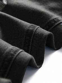 Manfinity LEGND Men's Pocket Distressed Skinny Casual Jeans - Dark Grey - View 4