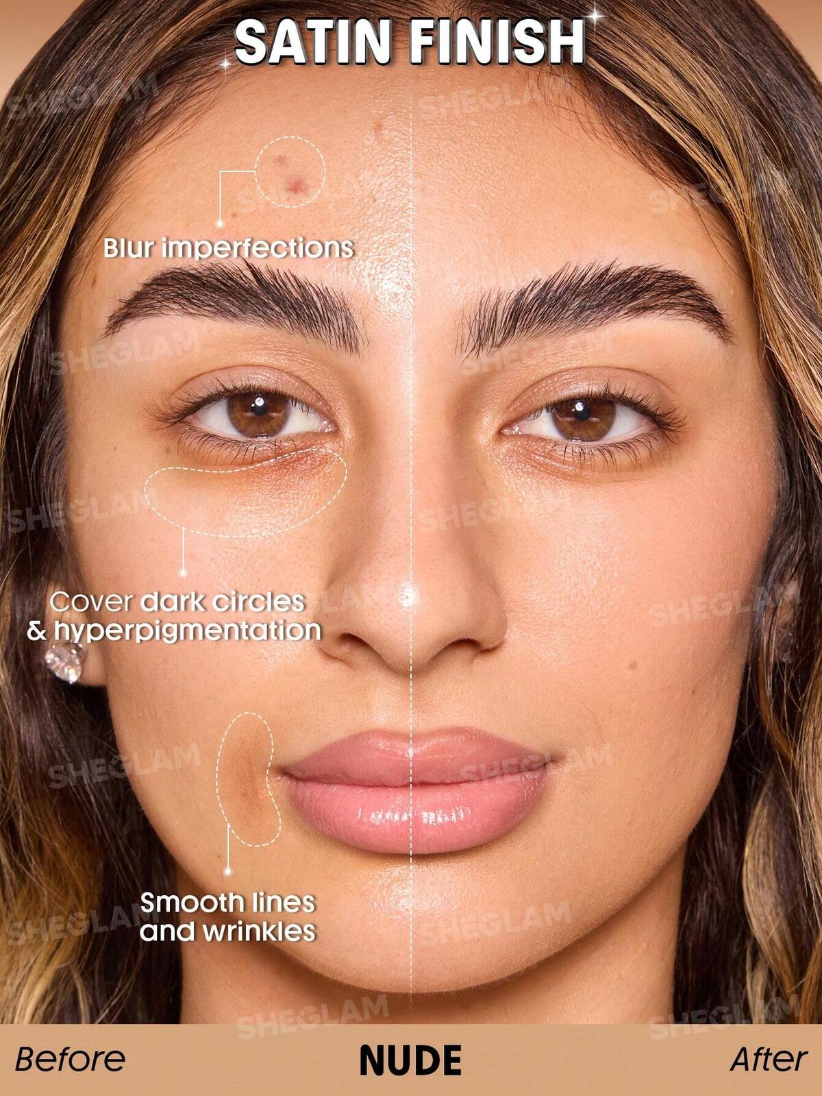 Skin Sync Satin Foundation-Nude