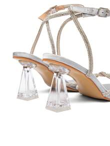CUCCOO SZL Women Heeled Sandals Spring Shoes - Silver 1 - View 5