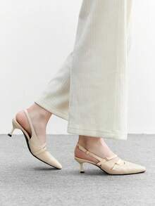 CUCCOO BIZCHIC Women Heeled Sandals - Apricot - View 4