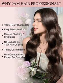 7PCS With 20 Clips Straight Clip In Hair Extensions 100% Real Human Hair Color 6# Light Brown 14-22 Inch 115G Double Weft Invisible Clip Hair Extensions Remy Natural Human Hair For Women Girls Daily Use Halloween Costumes Winter Christmas Halloween Costumes Autumn Outfits Women Fall Outfits - S6 - View 11