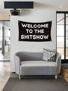 1/2PCS Funny Banner Easy To Hang Wall Decoration Humorous Designs For University Campus Party Supplies Indoor Outdoor Events Dorm Room Gift Celebration Decor Festival Birthday Graduation - Multicolor - View 7