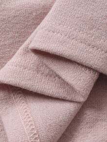 DAZY Women's Elegant 2 In 1 Splice Shoulder Long Sleeve T-Shirt, Fitted, Suitable For Spring And Summer