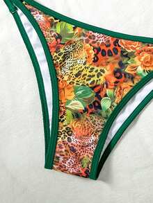Swim Vcay Bộ đồ bơi nữ họa tiết da báo và hoa, bikini đi biển cho kỳ nghỉ hè 2026, trang phục mùa hè cho nữ, váy đi biển, trang phục đi biển cho nữ, trang phục nghỉ hè thanh lịch, trang phục đi nghỉ mát cho nữ, bikini hoa, bikini nhiệt đới, bikini phong cách boho, bộ bikini Brazil, bikini họa tiết động vật, bikini Mexico. - Nhiều màu - Xem 6