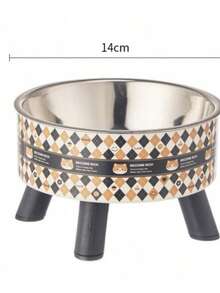 1个加高宠物碗，不锈钢材质，适用于狗/猫的食盆和水盆，颈部友好设计 - 300ml - 查看 9