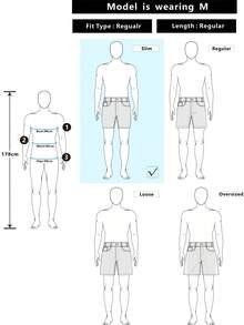 FeverCity Herrshorts i tvättad, lös denim i kontrastfärgad spets för casualbruk - Svart - Visa 7