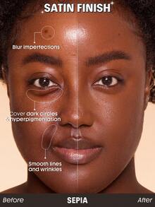 SHEGLAM Skin Sync Satin Kem NềN-Sepia ThươNg HiệU LàM đẹP Trang đIểM Mỹ PhẩM Cho Phụ Nữ Và Cô GáI HoàN HảO Cho MùA Hè MùA XuâN Lý TưởNg Cho Y2K ThờI Trang Sang TrọNg Phù HợP Cho Sinh NhậT NgàY CủA Mẹ Quà TặNg TiệC SẵN SàNg MàU SắC TốT NhấT - Sepia - Xem 2