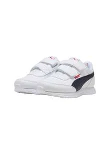 Puma R78 Lightwind V PS Kids Sneaker White / Black 403710 - White Black - View 4